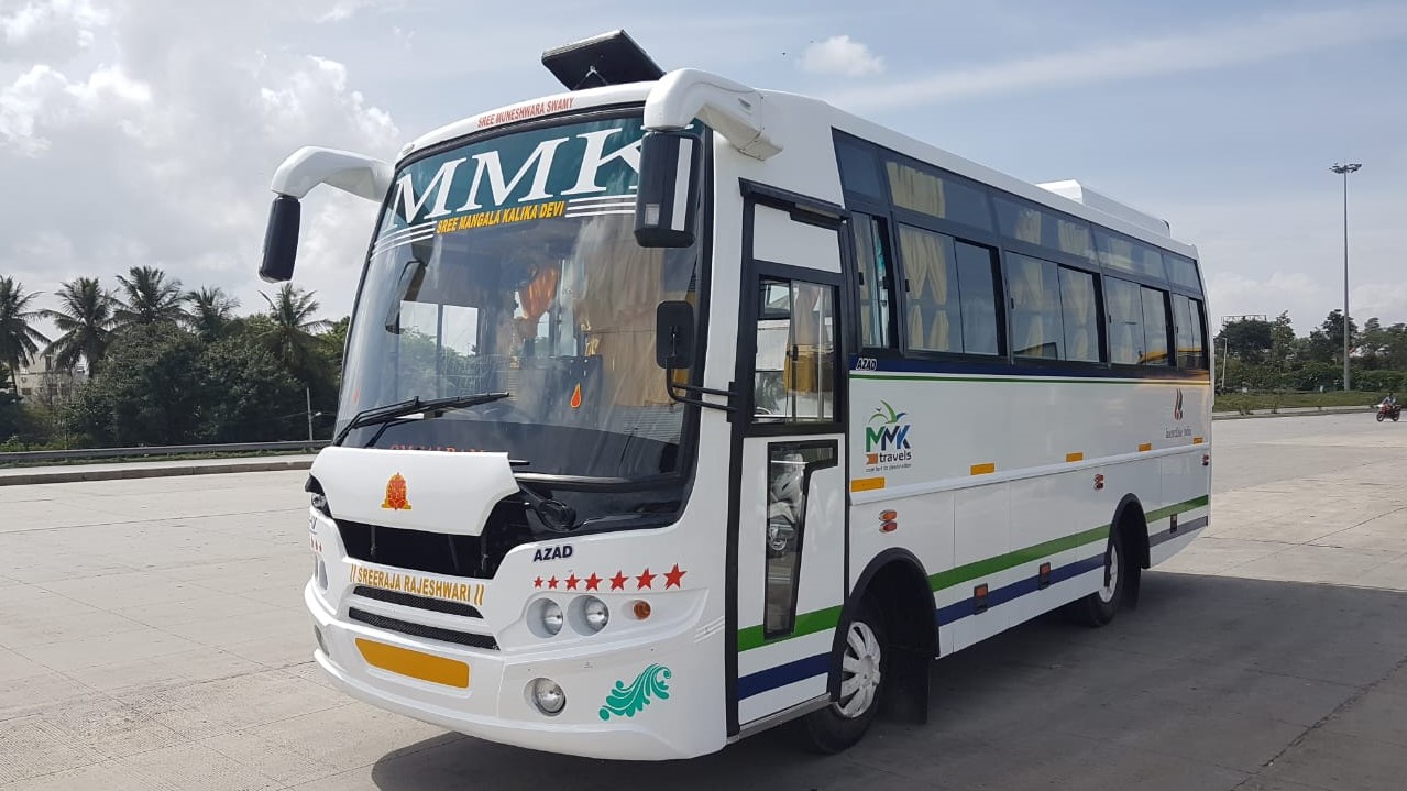 luxury bus on rent in Bangalore